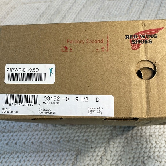 Red Wing Shoes Tan Chelsea Boots